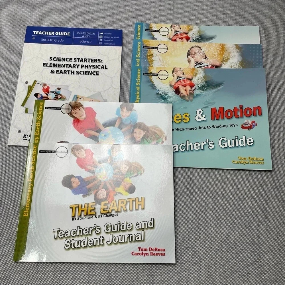Masterbooks Elementary Physical and Earth Science Starters Curriculum